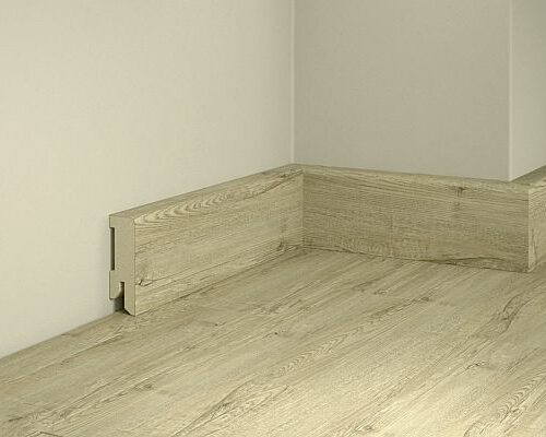 tilo Vinyl Sockelleiste Eiche Rauchbeige
