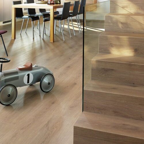 tilo Elito Vinylboden Eiche Melange gefast 4v, gebürstet 0,55 mm Nutzschicht Nutzungsklasse 33 Küche